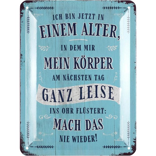 Retro blechschild lustige - blechschild,,