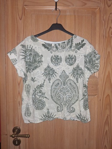 Vintage shabby bluse s - shabby, gr.: