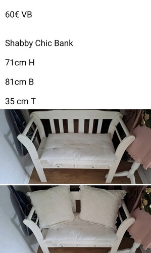 Shabby chic bank - shabby,