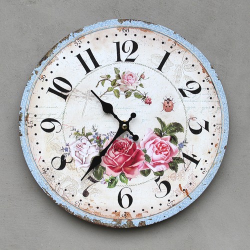 Rosen vintage küchenuhr - vintage,