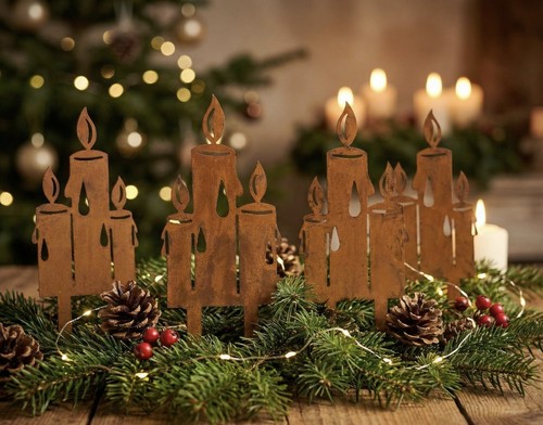 2er 4er set - rost, garten