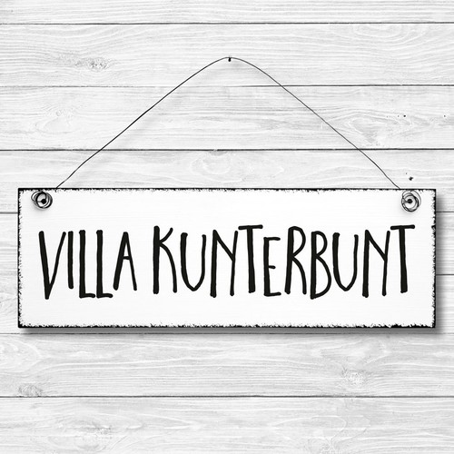 Shabby holz deko wand tür - wand,