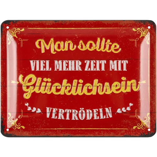 Retro blechschild vintage - blechschild,,