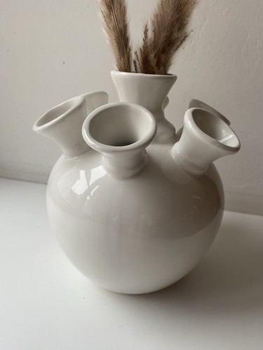 Keramik deko vase weiß - deko,