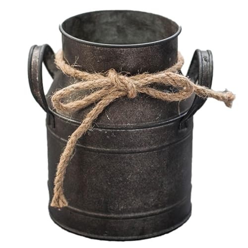 Milchkanne deko vase metall - vase,
