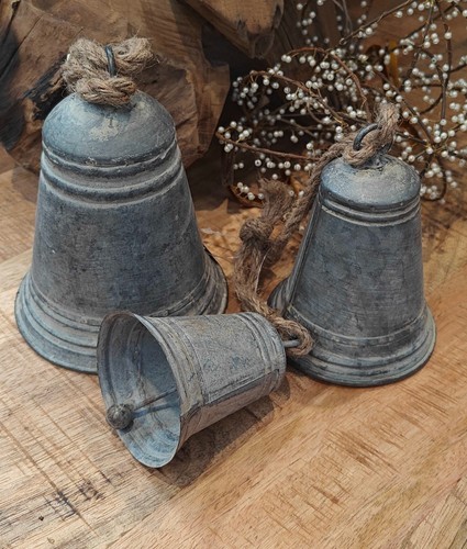 Set weihnachtsglocke zink - 3,
