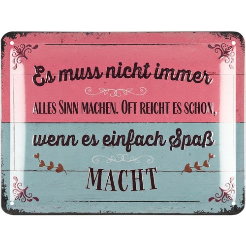 Retro blechschild vintage - blechschild,,