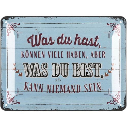 Retro blechschild vintage - retro,
