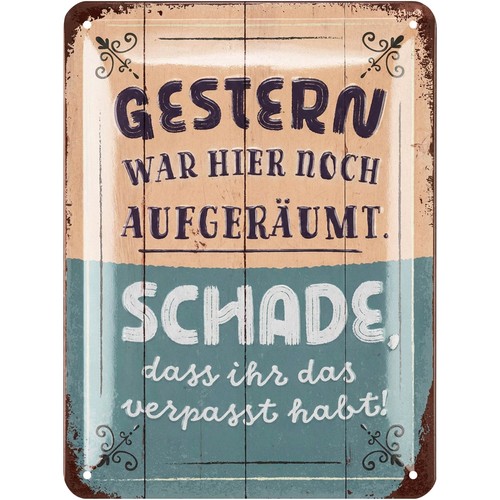 Retro blechschild vintage - retro,
