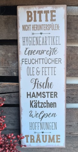 Dekoschild mit schriftzug - ❤,