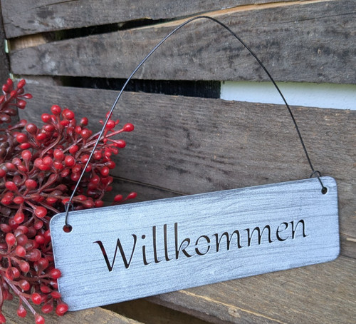Kleines dekoschild weiß - ❤️kleines,